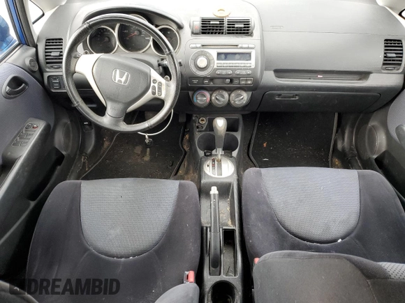 2007 Honda Fit Sport with VIN JHMGD38607S001532, listed as a Copart auction lot 45642795 with 113,651 mi miles and Salvage Title. Bid and sale history available at carsss.com. Image 8.