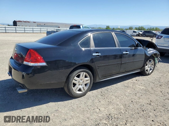 2012 Chevrolet Impala LT Fleet with VIN 2G1WG5E30C1264245, listed as a Copart auction lot 54797655 with 133,325 mi miles and Salvage Title. Bid and sale history available at DreamBid. Image 3.