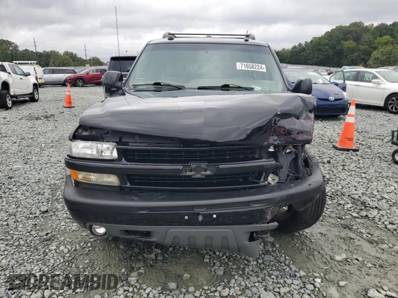 2005 Chevrolet Tahoe Z71 with VIN 1GNEK13T25R166929, listed as a Copart auction lot 71658224 with 0 mi miles and Salvage Title. Bid and sale history available at carsss.com. Image 5.