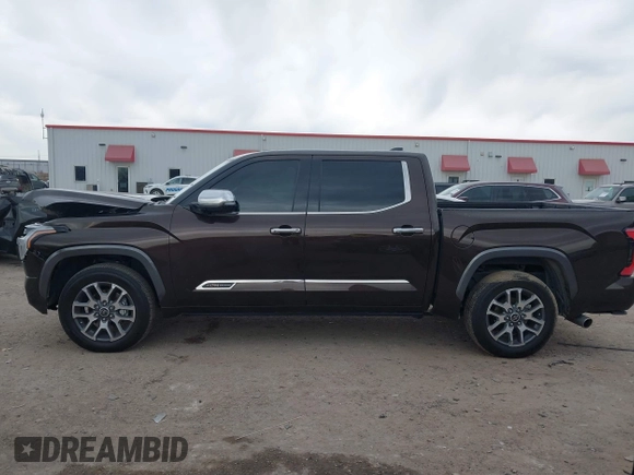 2023 Toyota Tundra 1794 Edition with VIN 5TFMA5AB1PX021419, listed as a IAAI auction lot 41359917 with 41,258 mi miles and . Bid and sale history available at DreamBid. Image 14.