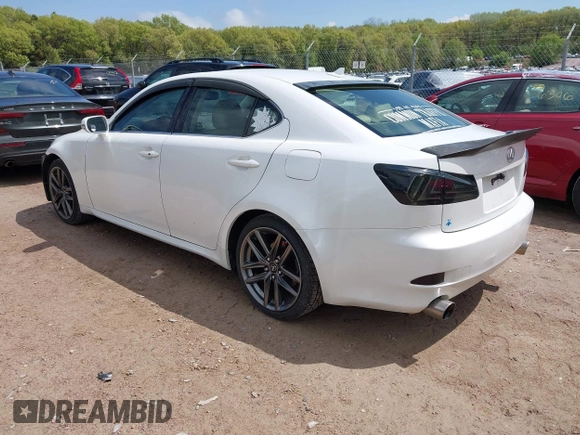 2012 Lexus IS 250 with VIN JTHCF5C24C5057930, listed as a IAAI auction lot 42251242 with 133,123 mi miles and . Bid and sale history available at DreamBid. Image 3.