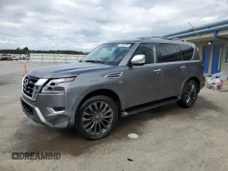 2022 Nissan Armada Platinum with VIN JN8AY2DA5N9390984, listed as a Copart auction lot 47816705 with 89,264 mi miles and Salvage Title. Bid and sale history available at DreamBid. Image 1.