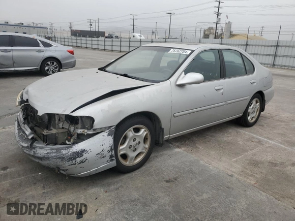 2000 Nissan Altima GXE with VIN 1N4DL01A9YC159146, listed as a Copart auction lot 75762784 with 103,612 mi miles and Salvage Title. Bid and sale history available at carsss.com. Image 1.