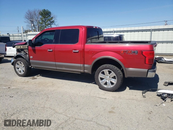 2020 Ford F-150 XL with VIN 1FTEW1E53LFC41194, listed as a Copart auction lot 48182335 with 50,124 mi miles and Salvage Title. Bid and sale history available at carsss.com. Image 2.