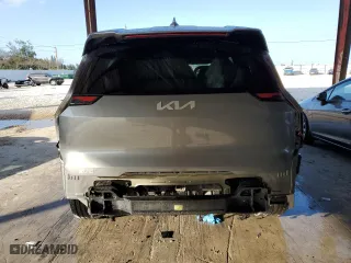 2024 Kia EV9 Light Long Range with VIN KNDAB5S18R6020721, listed as a Copart auction lot 86713004 with 12,623 mi miles and Salvage Title. Bid and sale history available at carsss.com. Image 6.