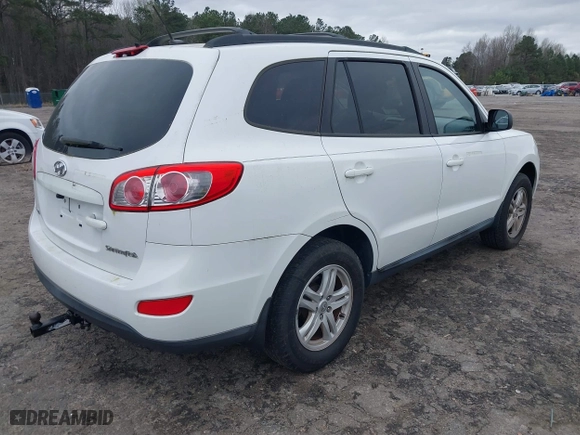 2010 Hyundai Santa Fe GLS with VIN 5NMSG3AB9AH408004, listed as a IAAI auction lot 41758022 with 102,061 mi miles. Bid and sale history available at carsss.com. Image 4.