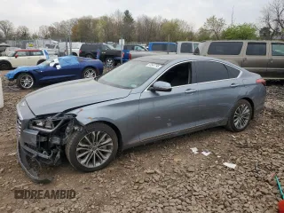 2015 Hyundai Genesis 3.8L z VIN KMHGN4JE0FU070824, wystawiony jako Copart lot #53561795 z przebiegiem 49 967 mil mil oraz Szkoda całkowita • Salvage title. Historia ofert i sprzedaży dostępna na DreamBid. Obrazek 1.