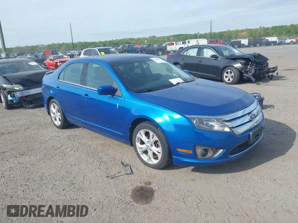 2012 Ford Fusion SE with VIN 3FAHP0HA9CR128582, listed as a IAAI auction lot 42102172 with 194,162 mi miles. Bid and sale history available at carsss.com. Image 1.