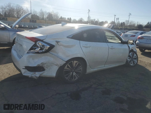 2017 Honda Civic EX-T with VIN 19XFC1F33HE010646, listed as a Copart auction lot 47307915 with 85,610 mi miles and Salvage Title. Bid and sale history available at carsss.com. Image 3.