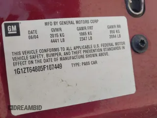 2005 Chevrolet Malibu Maxx LS z VIN 1G1ZT64805F107449, wystawiony jako IAAI lot #42284443 z przebiegiem 180 906 mil mil oraz . Historia ofert i sprzedaży dostępna na DreamBid. Obrazek 9.