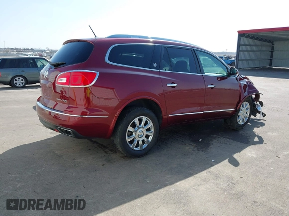 2015 Buick Enclave Leather with VIN 5GAKVBKD3FJ303977, listed as a IAAI auction lot 41880846 with 226,713 mi miles and . Bid and sale history available at carsss.com. Image 4.