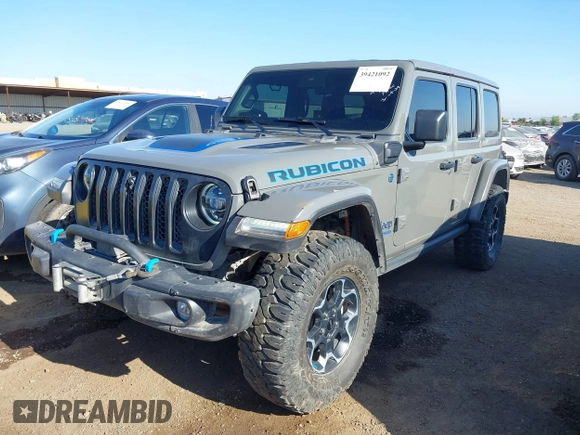 2022 Jeep Wrangler Unlimited Rubicon with VIN 1C4JJXR61NW160832, listed as a IAAI auction lot 39421092 with 32,347 mi miles and . Bid and sale history available at DreamBid. Image 6.