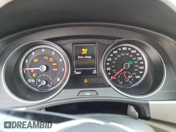 2019 Volkswagen Atlas SE z VIN 1V2XR2CA8KC591411, wystawiony jako Copart lot #65071173 z przebiegiem 14 637 mil mil oraz Szkoda całkowita • Salvage title. Historia ofert i sprzedaży dostępna na DreamBid. Obrazek 9.