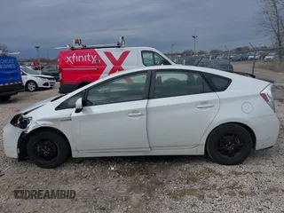 2012 Toyota Prius One with VIN JTDKN3DU6C5398119, listed as a IAAI auction lot 41891618 with 215,294 mi miles. Bid and sale history available at carsss.com. Image 14.