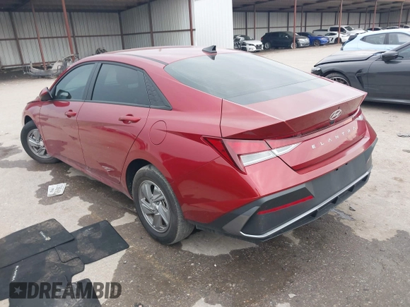 2024 Hyundai Elantra SE with VIN KMHLL4DG6RU850932, listed as a IAAI auction lot 42389644 with 11,958 mi miles and . Bid and sale history available at DreamBid. Image 3.