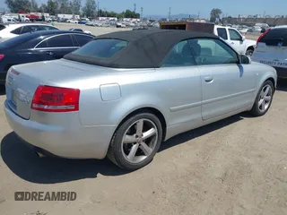 2007 Audi A4 3.2L with VIN WAUDH48HX7K029660, listed as a IAAI auction lot 42554724 with 128,445 mi miles and . Bid and sale history available at DreamBid. Image 4.