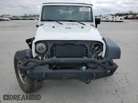 2018 Jeep Wrangler Unlimited Sport with VIN 1C4BJWDG8JL883524, listed as a Copart auction lot 52830295 with 63,659 mi miles and Salvage Title. Bid and sale history available at DreamBid. Image 5.