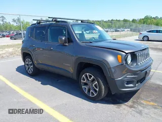 2017 Jeep Renegade Latitude with VIN ZACCJBBB1HPG02268, listed as a IAAI auction lot 41971890 with 69,806 mi miles. Bid and sale history available at carsss.com. Image 1.