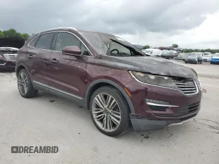 2016 Lincoln MKC Reserve with VIN 5LMTJ3DH7GUJ31756, listed as a Copart auction lot 58563035 with Not provided miles and Salvage title. Bid and sale history available at DreamBid. Image 4.