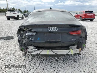 2023 Audi A5 Sportback Premium Plus with VIN WAUCBCF53PA056642, listed as a Copart auction lot 76813254 with 21,527 mi miles and Salvage Title. Bid and sale history available at carsss.com. Image 6.