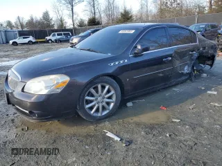 2008 Buick Lucerne CXS with VIN 1G4HE57Y08U150459, listed as a Copart auction lot 45063965 with 87,827 mi miles and Salvage Title. Bid and sale history available at DreamBid. Image 1.