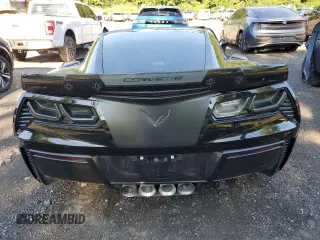 2015 Chevrolet Corvette Z06 3LZ with VIN 1G1YT2D69F5601500, listed as a Copart auction lot 67077874 with 0 mi miles and Salvage Title. Bid and sale history available at carsss.com. Image 6.