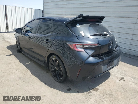 2022 Toyota Corolla Hatchback SE with VIN JTND4MBE2N3180539, listed as a Copart auction lot 66838274 with 36,582 mi miles and Salvage Title. Bid and sale history available at carsss.com. Image 2.