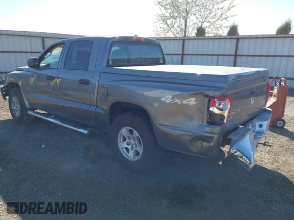 2005 Dodge Dakota SLT with VIN 1D7HW48N25S133725, listed as a IAAI auction lot 42074588 with 163,090 mi miles. Bid and sale history available at carsss.com. Image 3.