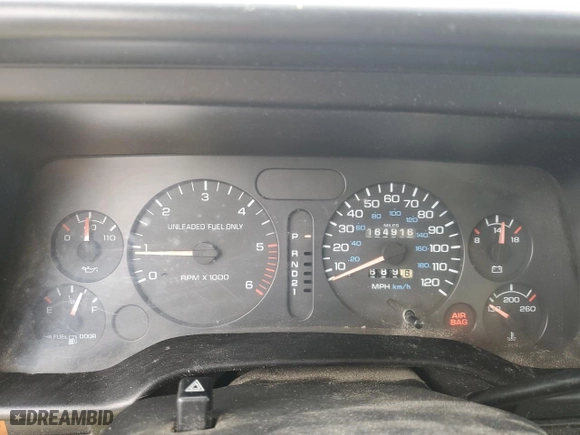 1995 Dodge Ram 1500 with VIN 1B7HF16Z2SS280640, listed as a Copart auction lot 78192444 with 164,916 mi miles and Salvage Title. Bid and sale history available at carsss.com. Image 9.
