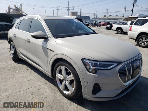 2019 Audi e-tron Prestige with VIN WA1VABGE1KB023093, listed as a Copart auction lot 48008653 with 45,531 mi miles. Bid and sale history available at carsss.com. Image 4.