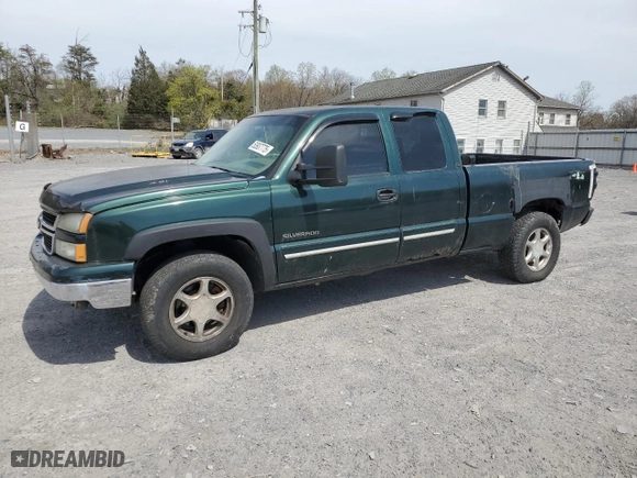 2006 Chevrolet Silverado 1500 LT1 with VIN 2GCEK19V761166355, listed as a Copart auction lot 53937775 with 182,792 mi miles and Clean Title. Bid and sale history available at carsss.com. Image 1.
