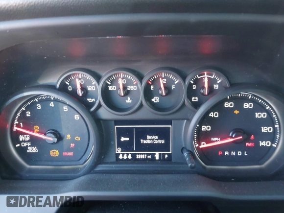 2024 Chevrolet Silverado 1500 Custom Trail Boss with VIN 3GCUDCED7RG199821, listed as a IAAI auction lot 41715765 with 32,957 mi miles. Bid and sale history available at carsss.com. Image 15.