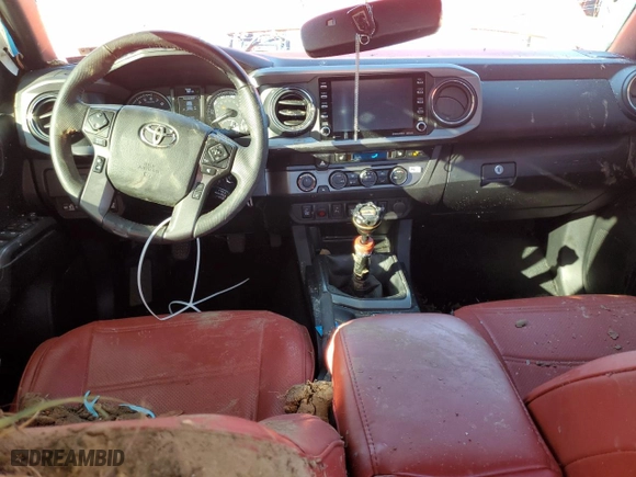 2023 Toyota Tacoma 4WD SR with VIN 3TYCZ5AN4PT107591, listed as a Copart auction lot 46186365 with 50,157 mi miles and Salvage Title. Bid and sale history available at carsss.com. Image 8.