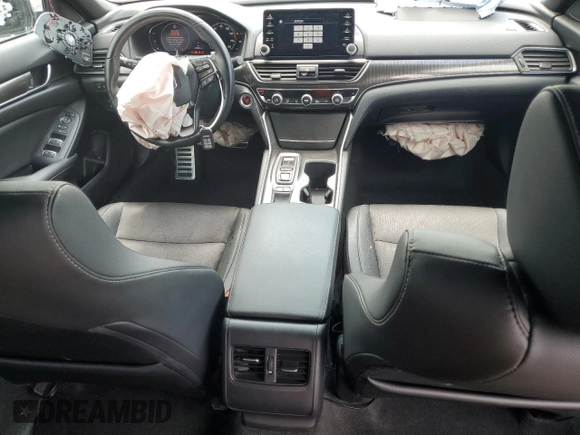 2020 Honda Accord Sport with VIN 1HGCV2F36LA025240, listed as a Copart auction lot 58564985 with 52,954 mi miles and Salvage title. Bid and sale history available at DreamBid. Image 8.