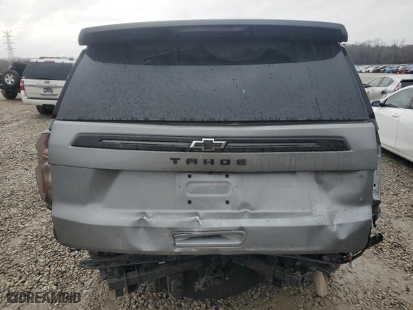 2023 Chevrolet Tahoe Z71 with VIN 1GNSKPKD3PR279324, listed as a Copart auction lot 43195245 with 36,546 mi miles and Salvage Title. Bid and sale history available at carsss.com. Image 6.