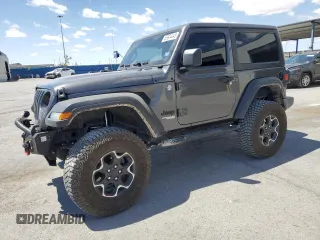 2021 Jeep Wrangler Sport z VIN 1C4GJXAN2MW718456, wystawiony jako Copart lot #55974445 z przebiegiem 50 911 mil mil oraz Szkoda całkowita • Salvage title. Historia ofert i sprzedaży dostępna na DreamBid. Obrazek 1.
