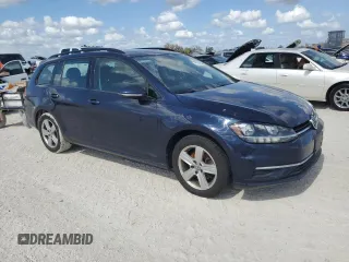 2018 Volkswagen Golf SportWagen S with VIN 3VWD17AU8JM755630, listed as a Copart auction lot 77701684 with 67,632 mi miles and Salvage Title. Bid and sale history available at carsss.com. Image 4.