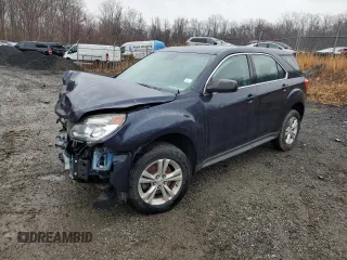 2017 Chevrolet Equinox LS with VIN 2GNALBEK5H1600909, listed as a Copart auction lot 50034685 with 91,166 mi miles and Salvage Title. Bid and sale history available at DreamBid. Image 1.