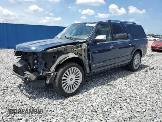 2016 Lincoln Navigator Select with VIN 5LMJJ3HT4GEL10143, listed as a Copart auction lot 63741415 with 110,312 mi miles and Salvage title. Bid and sale history available at DreamBid. Image 1.