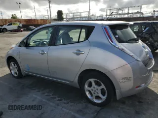 2011 Nissan LEAF SL-e with VIN JN1AZ0CP5BT008683, listed as a Copart auction lot 48921465 with 63,355 mi miles and Clean Title. Bid and sale history available at carsss.com. Image 2.