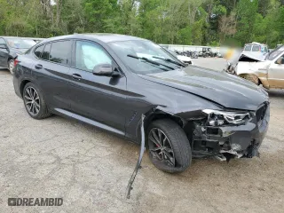 2022 BMW X4 xDrive30i with VIN 5UX33DT02N9J01520, listed as a Copart auction lot 51488055 with 0 mi miles and Salvage Title. Bid and sale history available at carsss.com. Image 4.