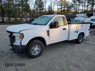 2021 Ford F-350 XL with VIN 1FTRF3A62MEC39018, listed as a Copart auction lot 80884973 with 45,966 mi miles and Non repairable. Bid and sale history available at DreamBid. Image 1.