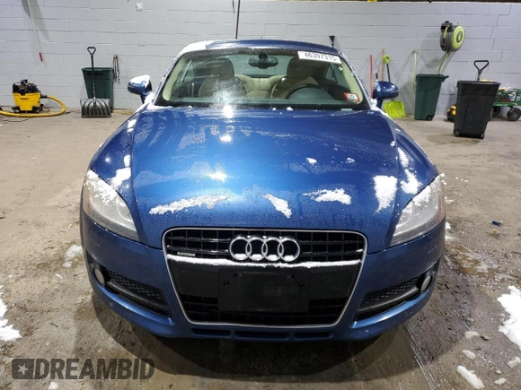 2008 Audi TT 3.2L with VIN TRUDD38J181001528, listed as a Copart auction lot 46397315 with 124,044 mi miles and Salvage Title. Bid and sale history available at carsss.com. Image 5.