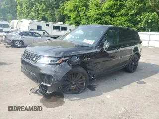 2021 Land Rover Range Rover Sport HSE Dynamic with VIN SALWR2SE7MA755904, listed as a Copart auction lot 59849575 with 23,245 mi miles and Salvage title. Bid and sale history available at DreamBid. Image 1.