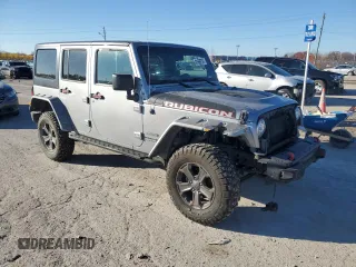 2018 Jeep Wrangler JK Unlimited Rubicon with VIN 1C4BJWFG2JL822814, listed as a Copart auction lot 81669734 with 71,040 mi miles and Salvage Title. Bid and sale history available at carsss.com. Image 4.