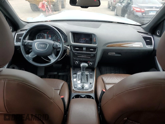 2017 Audi Q5 Premium Plus with VIN WA1L2AFP4HA015618, listed as a Copart auction lot 62494185 with 88,751 mi miles and Salvage title. Bid and sale history available at DreamBid. Image 8.