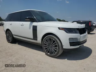 2022 Land Rover Range Rover Westminster with VIN SALGS2SE9NA461723, listed as a Copart auction lot 67390474 with 36,619 mi miles and Salvage title. Bid and sale history available at DreamBid. Image 4.