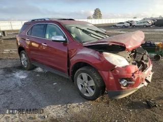 2012 Chevrolet Equinox LTZ with VIN 2GNFLGEK5C6242418, listed as a Copart auction lot 89406645 with 0 mi miles and Salvage Title. Bid and sale history available at carsss.com. Image 4.