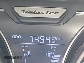 2015 Hyundai Veloster Turbo with VIN KMHTC6AE8FU229198, listed as a IAAI auction lot 41596345 with 74,943 mi miles. Bid and sale history available at carsss.com. Image 15.