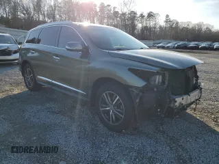 2016 Infiniti QX60 with VIN 5N1AL0MM2GC508628, listed as a Copart auction lot 85034354 with 117,245 mi miles and Salvage Title. Bid and sale history available at DreamBid. Image 4.